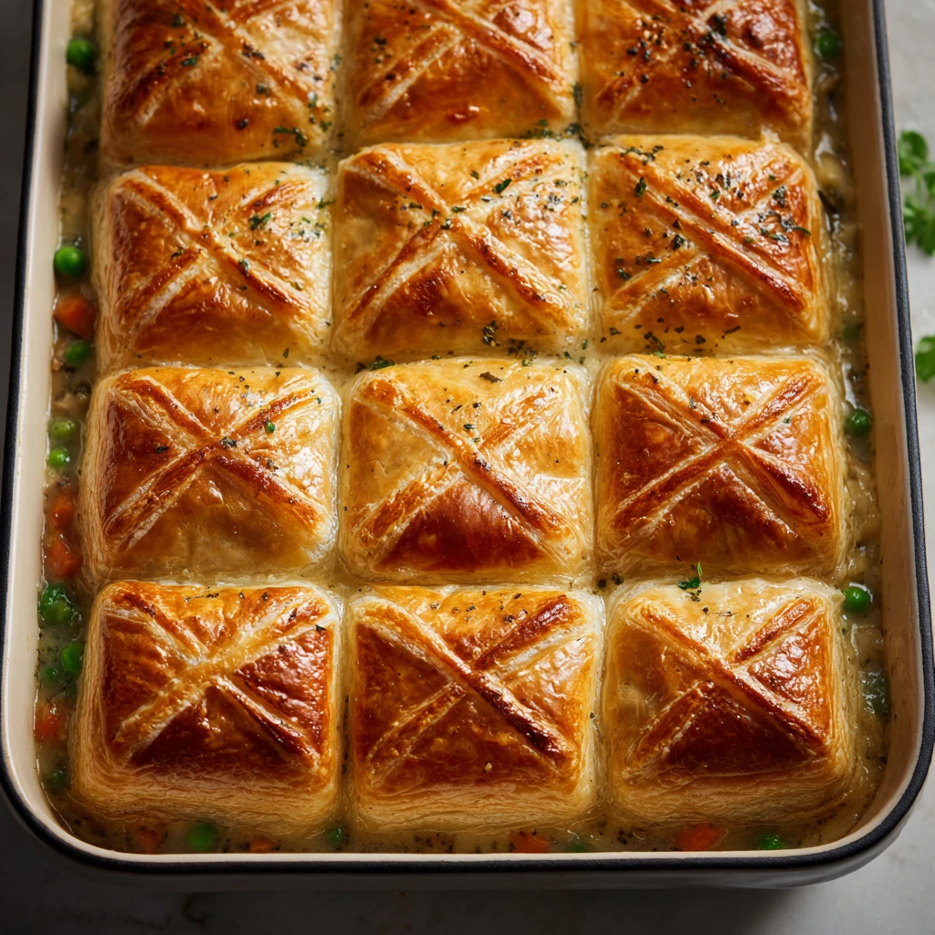 Sheet Pan Chicken Pot Pie