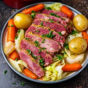Slow Cooker Corned Beef with Cabbage