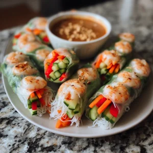 spring rolls meal prep