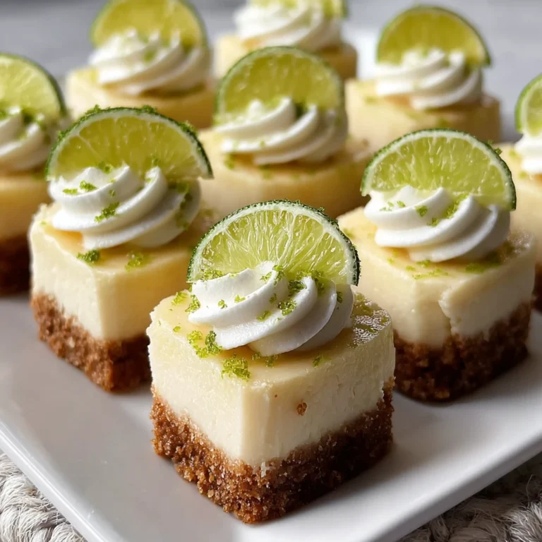 Creamy Mini Key Lime Cheesecakes That Melt Your