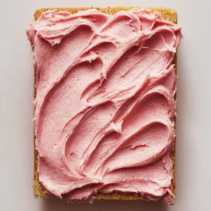 Almond Raspberry Cake with Raspberry Buttercream