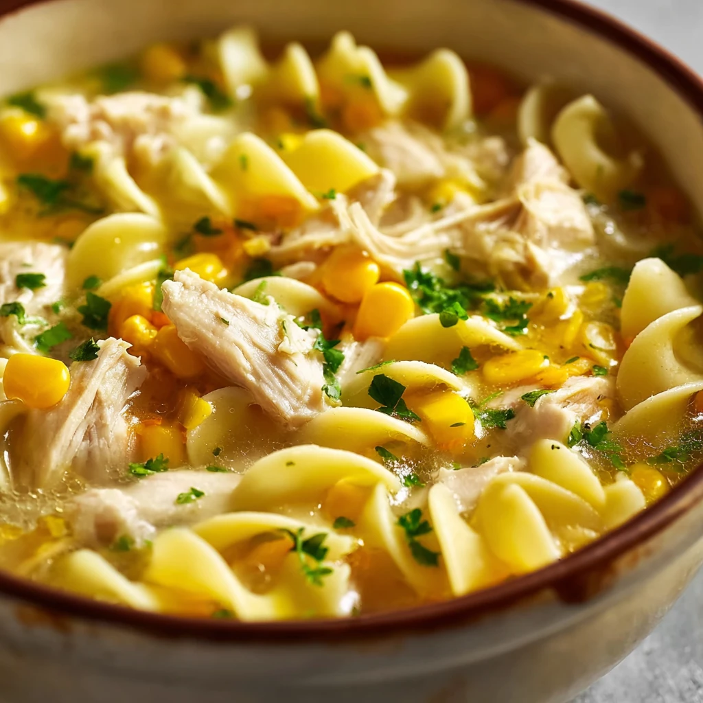 Amish Chicken Corn Noodle
