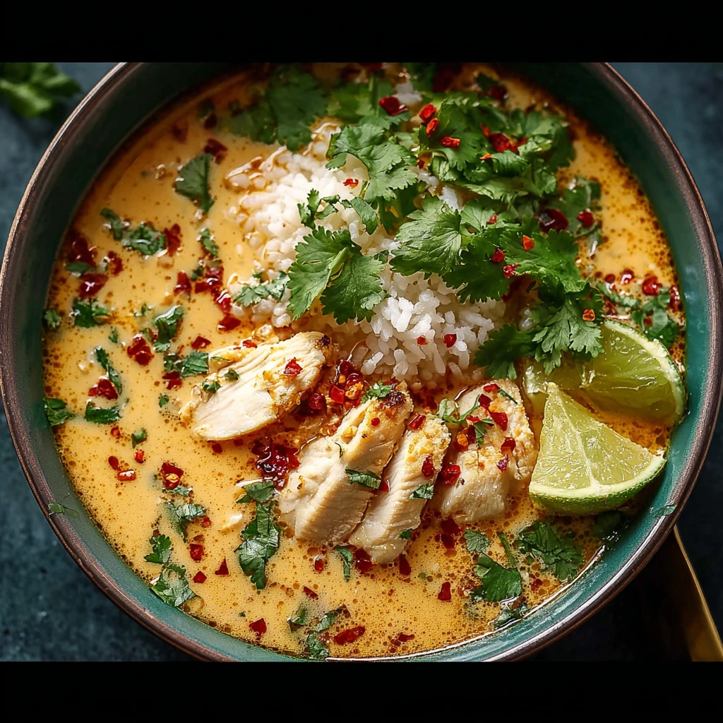 Coconut Chicken Brothy Rice