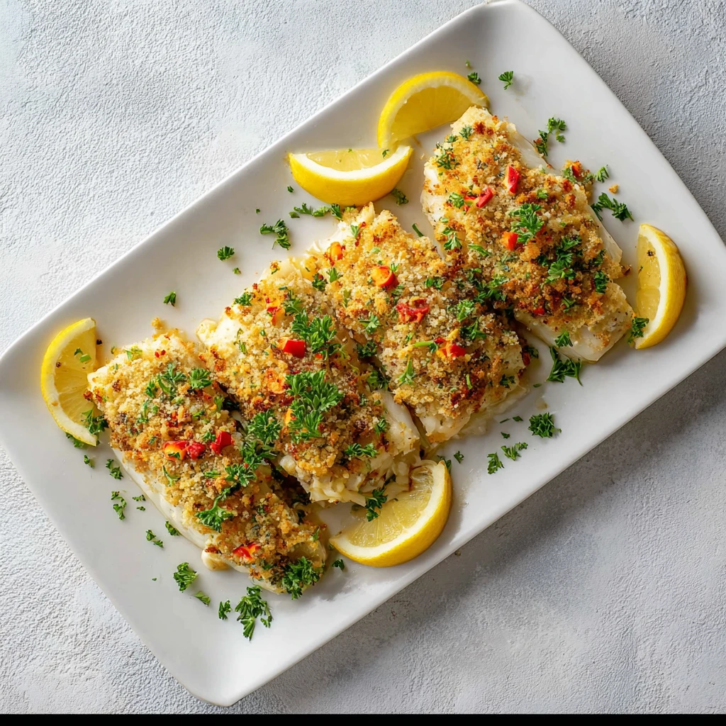 crab stuffed flounder on a plate with garnish
