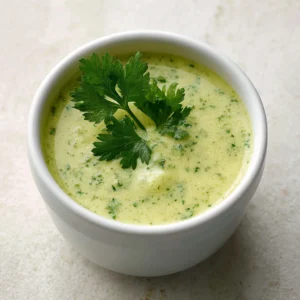 Creamy tomatillo salsa