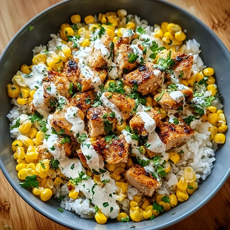 Create Street Corn Chicken Rice Bowl Minutes