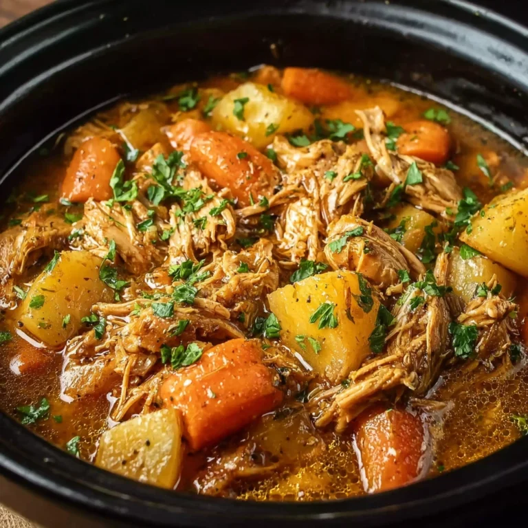 crockpot chicken pot roast: an incredible ultimate recipe on a plate with garnish