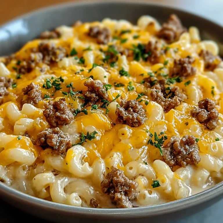 a cozy garlic butter beef bowl on a plate with garnish