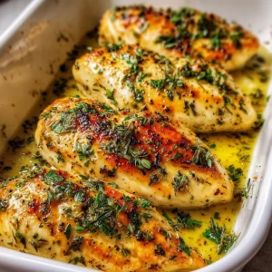 Garlic Butter Baked Chicken Breast (Juicy, 20 Min)