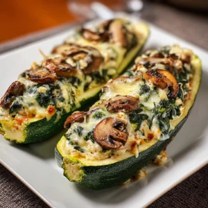 Ricotta Stuffed Zucchini Boats (Easy Baked Low Carb)