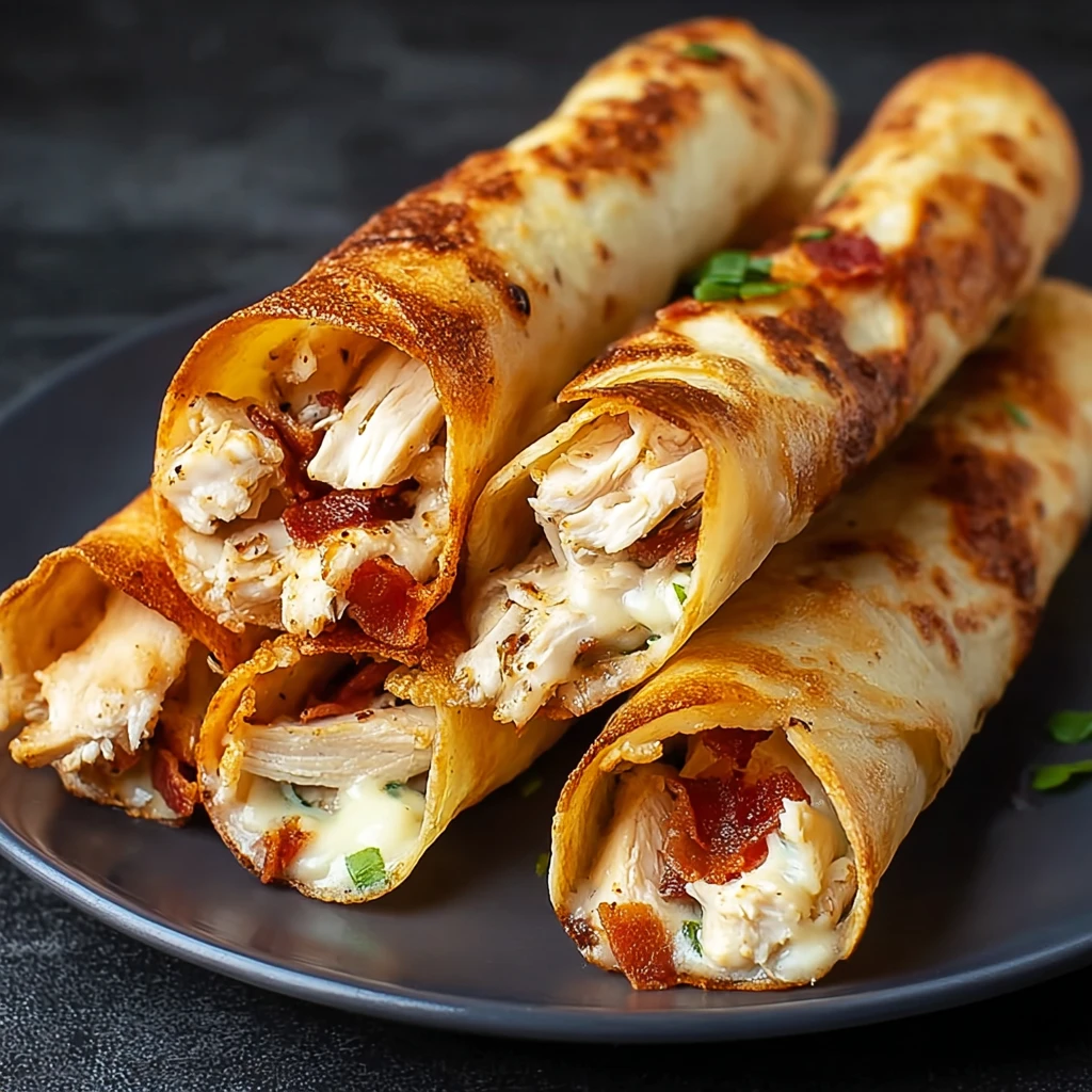 Indulge Keto Chicken Bacon Ranch Taquitos Delicious Snack