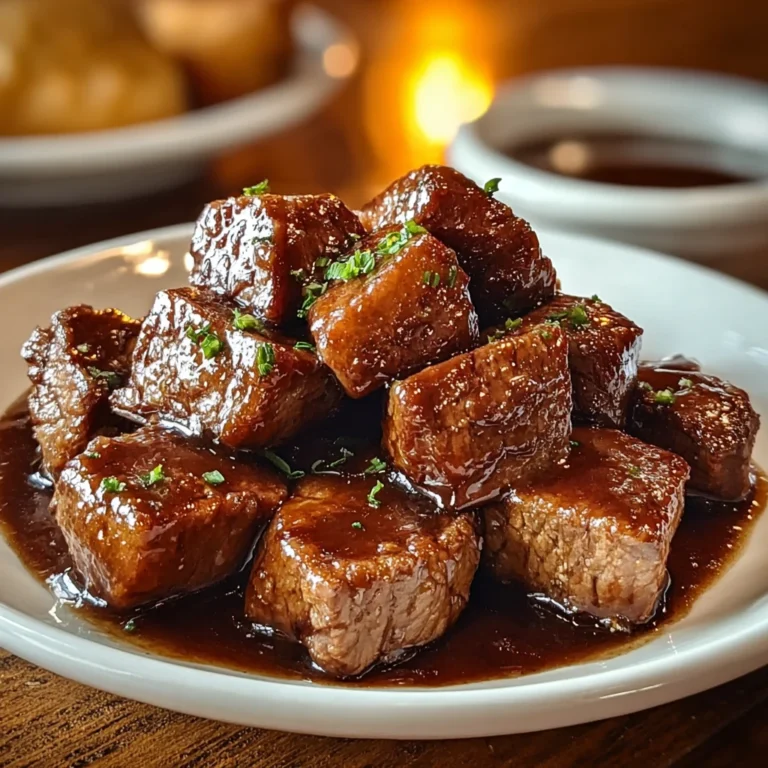 Texas Roadhouse steak bites with brown gravy mushrooms and onions over mashed potatoes