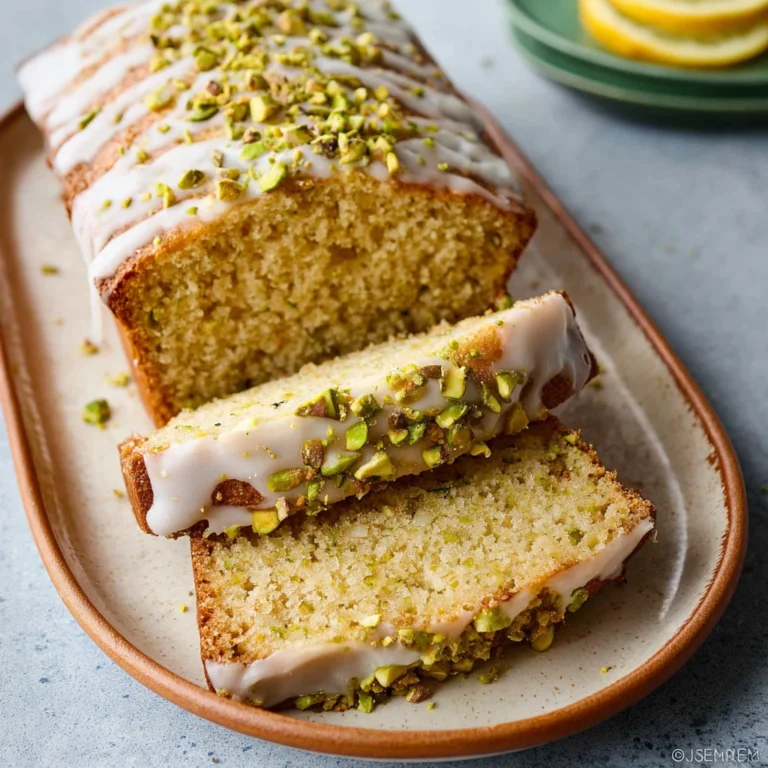Lemon Pistachio Loaf