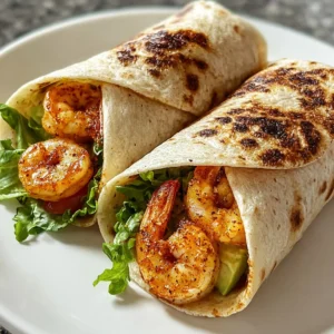 Cajun Parmesan Shrimp Wraps (Ready in 15 Minutes)