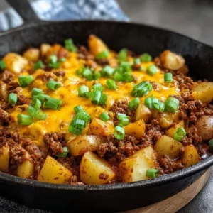 the Ultimate Sloppy Joe Potato Skillet in 30 Minutes