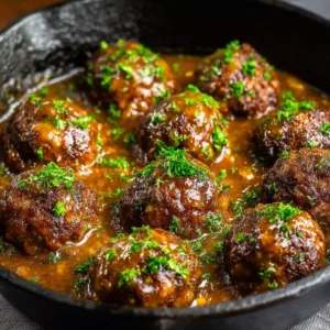 Meatballs and Gravy