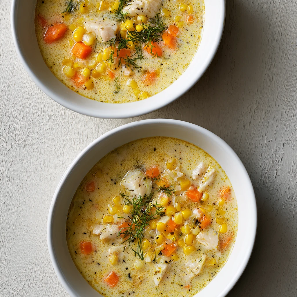 Mediterranean fish soup with white fish tomatoes and herbs in a bowl with crusty bread