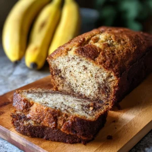 One Bowl Banana Bread That Melts in Your Mouth