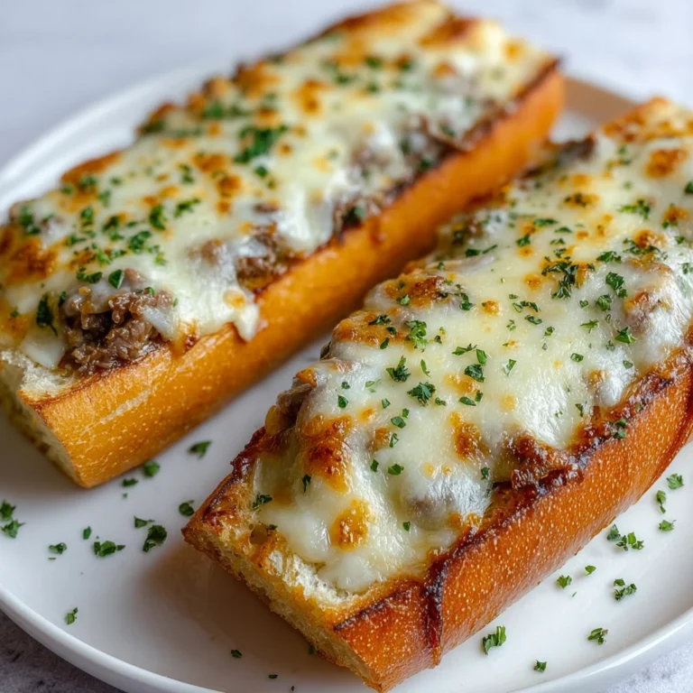 Philly Cheesesteak Garlic Bread