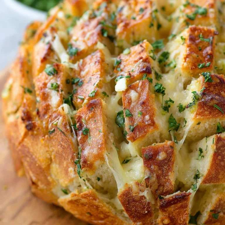Cheesy Pullapart Garlic Bread Recipe