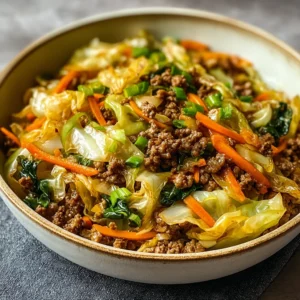 Keto Beef and Cabbage Stir Fry (Low Carb, 20 Min)