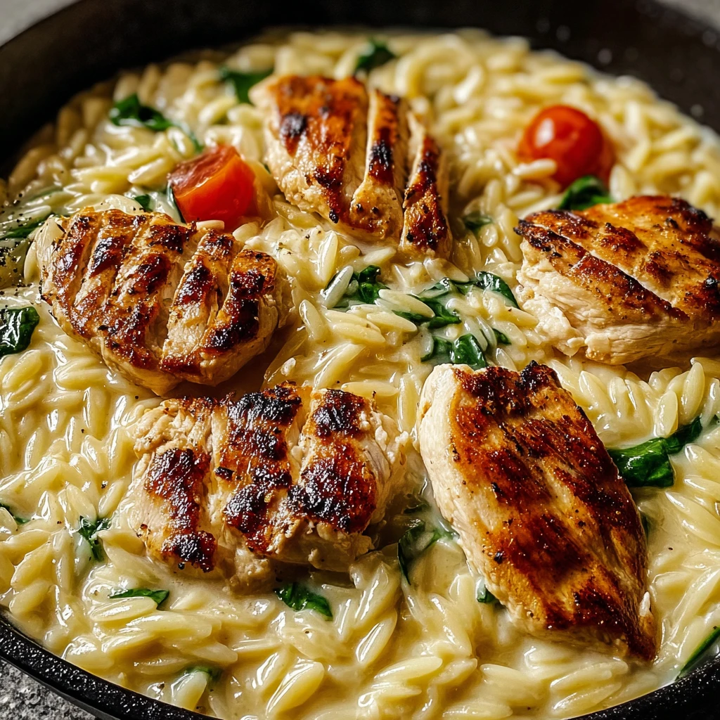 Whip This Creamy Orzo Chicken Just Minutes