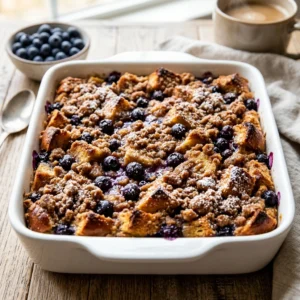 Blueberry French Toast Casserole
