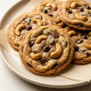Chocolate Chip Cashew Cookies