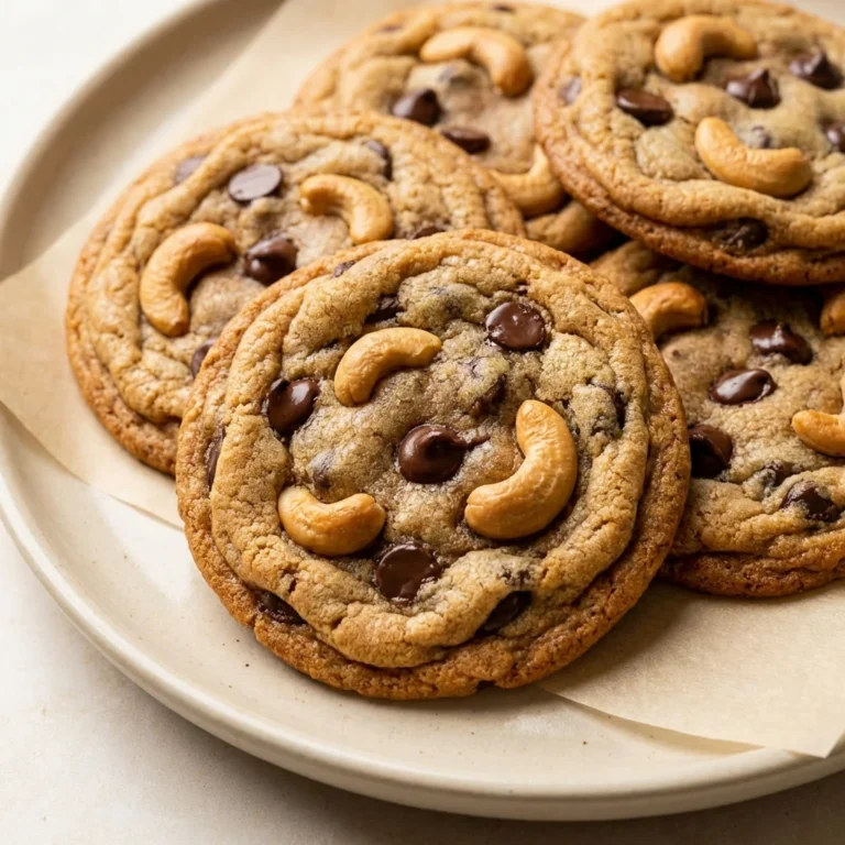 Chocolate Chip Cashew Cookies
