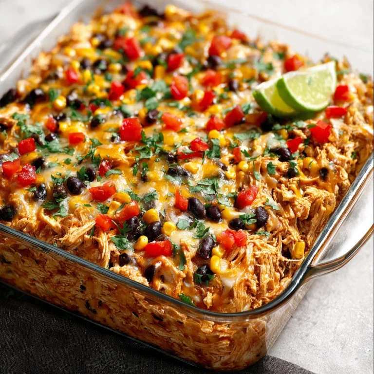 Chicken Burrito Casserole Healthy Onepan Mexican Comfort Food