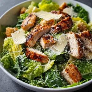 Easy Homemade Chicken Caesar Salad