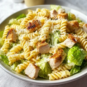 Easy Homemade Chicken Caesar Pasta