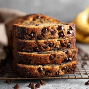 Easy Homemade Chocolate Chip Banana Bread