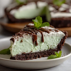 Easy Homemade Grasshopper Pie