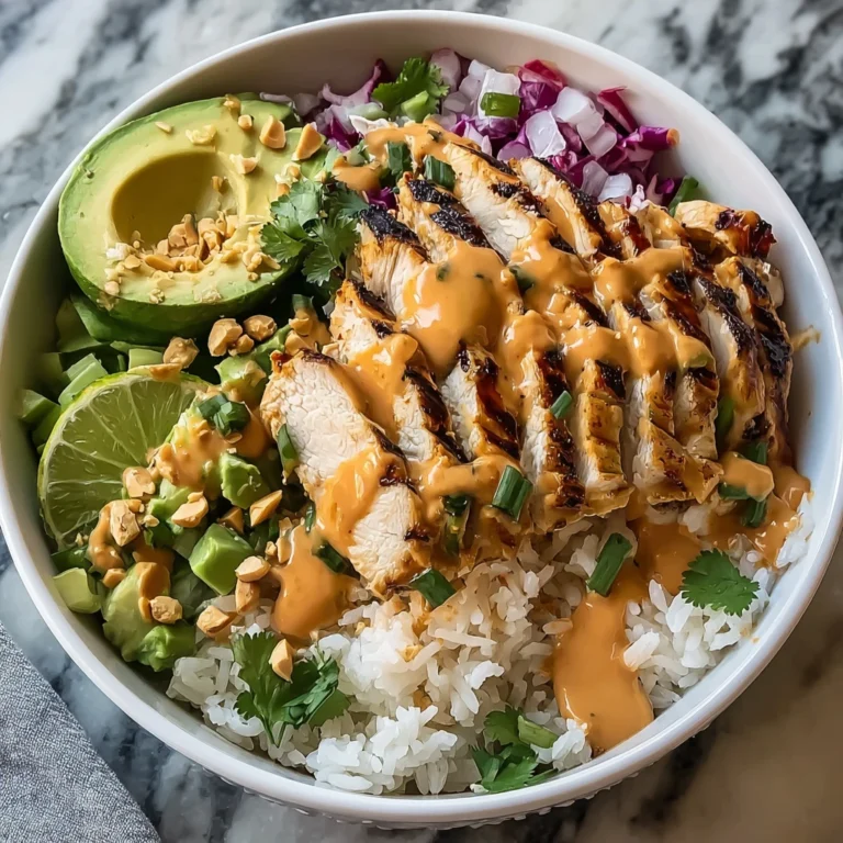 Homemade Thai Chicken Bowl