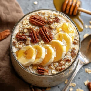 Easy Maple Brown Sugar Overnight Oats – Cozy, Healthy Make-Ahead Breakfast