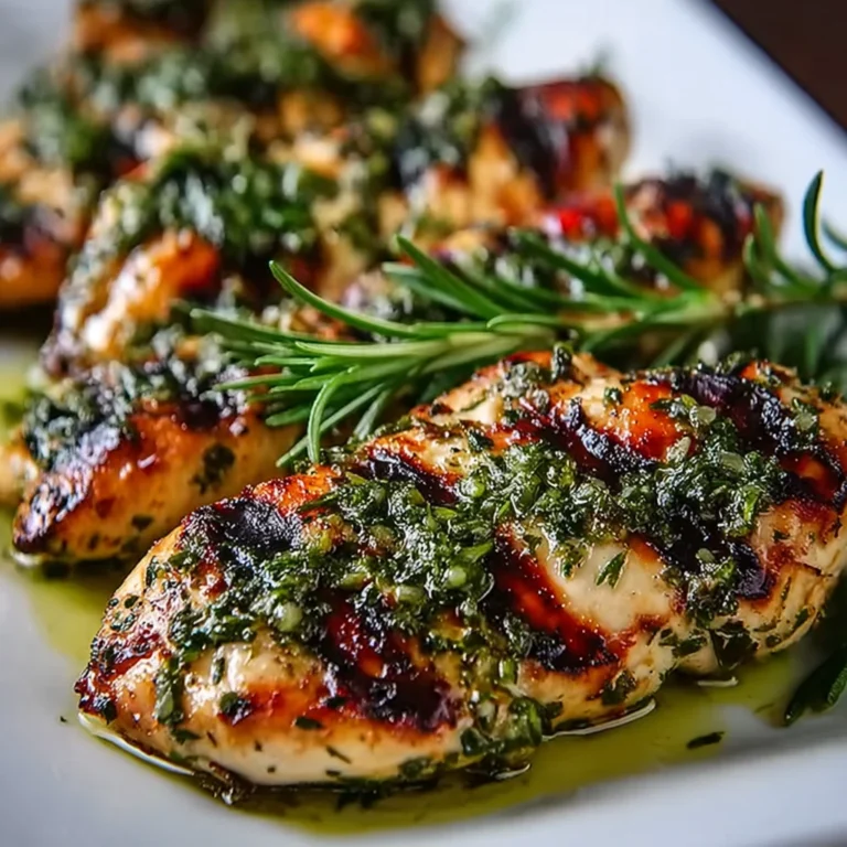 Herb-infused Tuscan grilled chicken with lemon and garlic on a plate