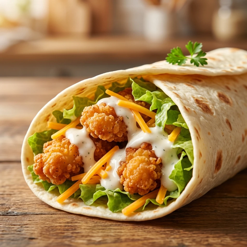 Indulge Crispy Chicken Ranch Snack Wrap Thats Make