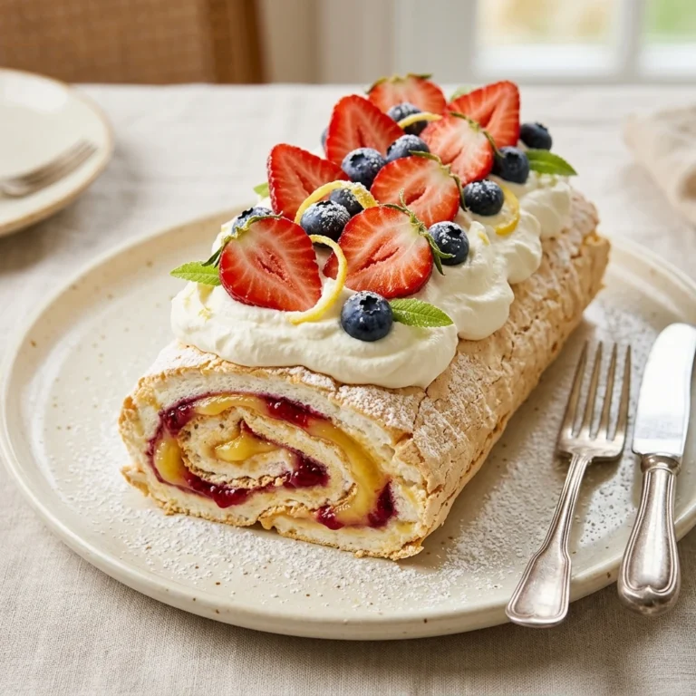 Meringue Roulade
