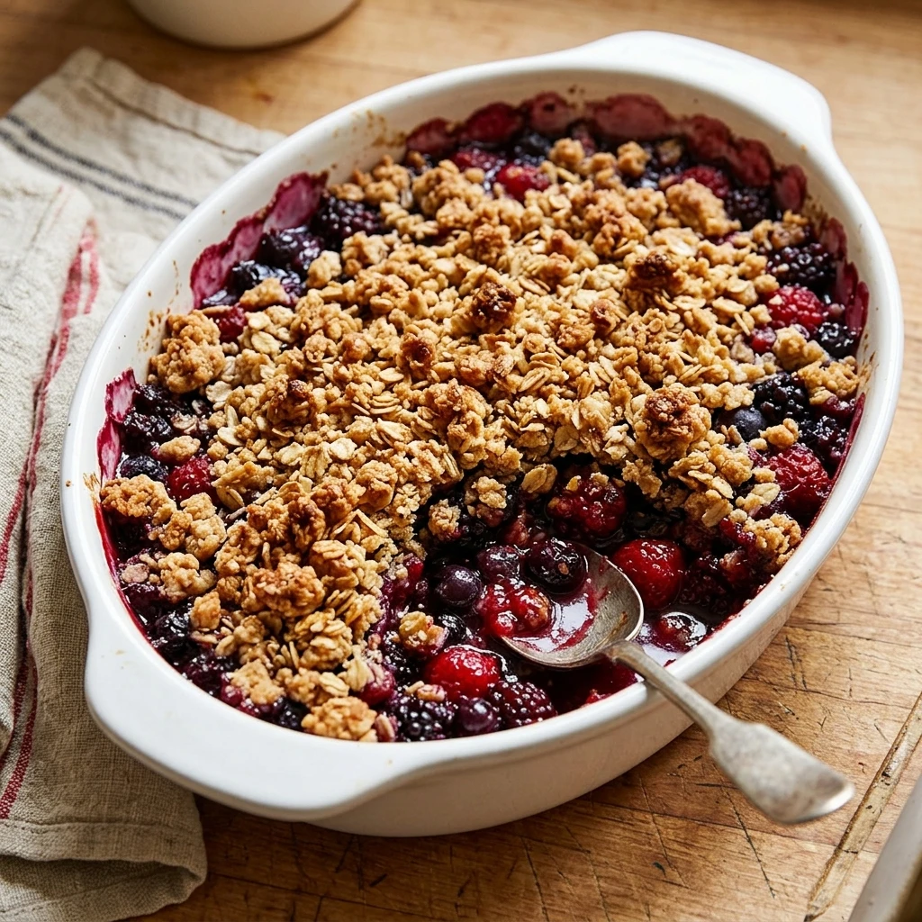 Mixed Berry Crumble