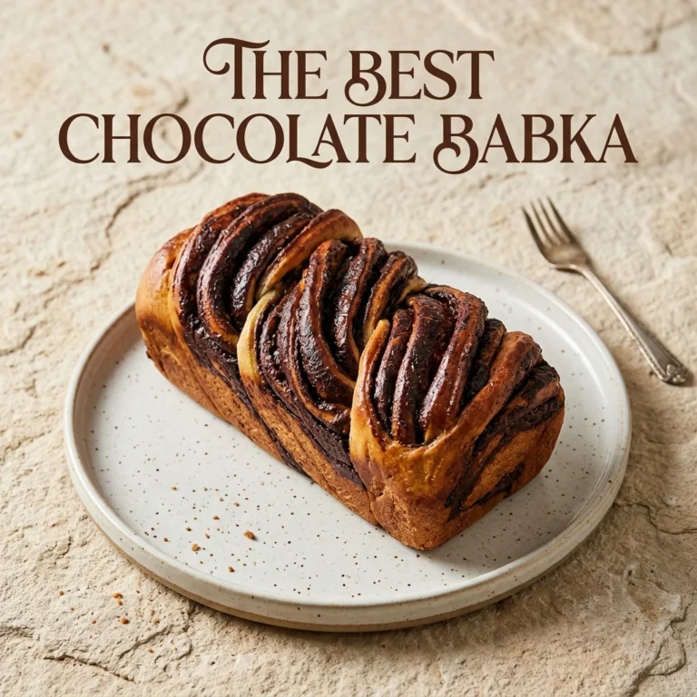 The Best Chocolate Babka - featured image