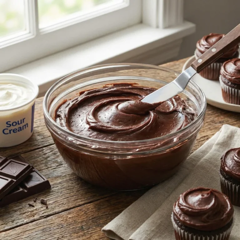 Chocolate Sour Cream Frosting