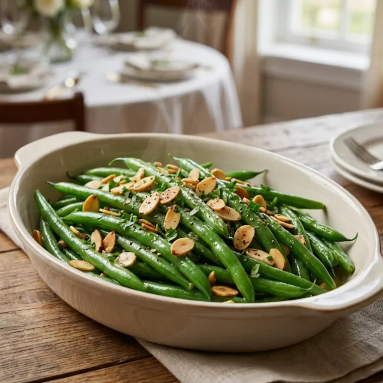 Classic Green Beans Almondine