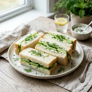 Cucumber Salad Sandwiches