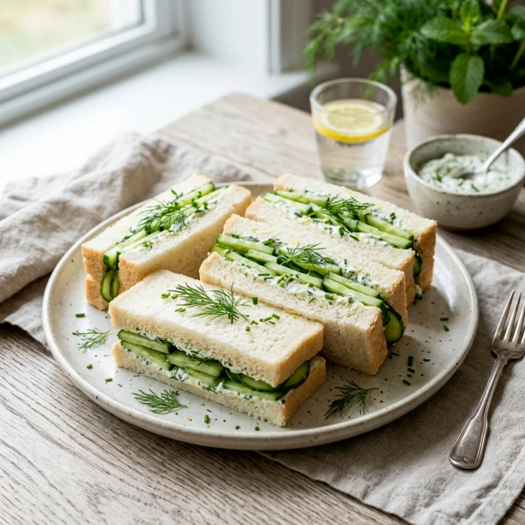 Cucumber Salad Sandwiches