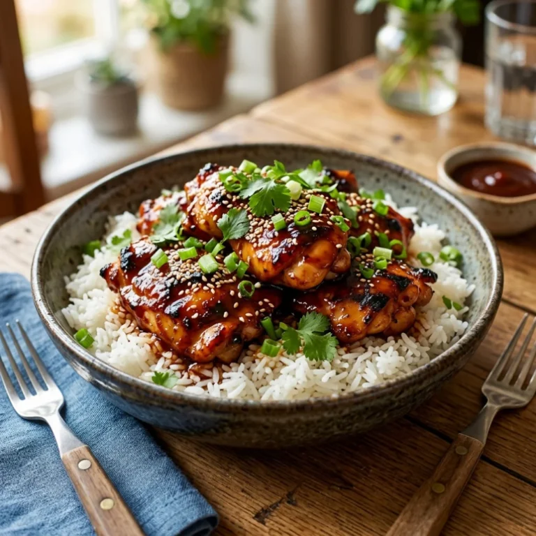 Sweet BBQ Chicken and Rice