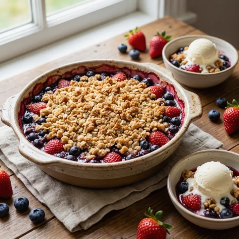 Mixed Berry Crisp
