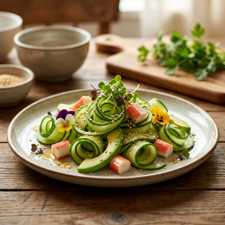 California Roll Cucumber Salad
