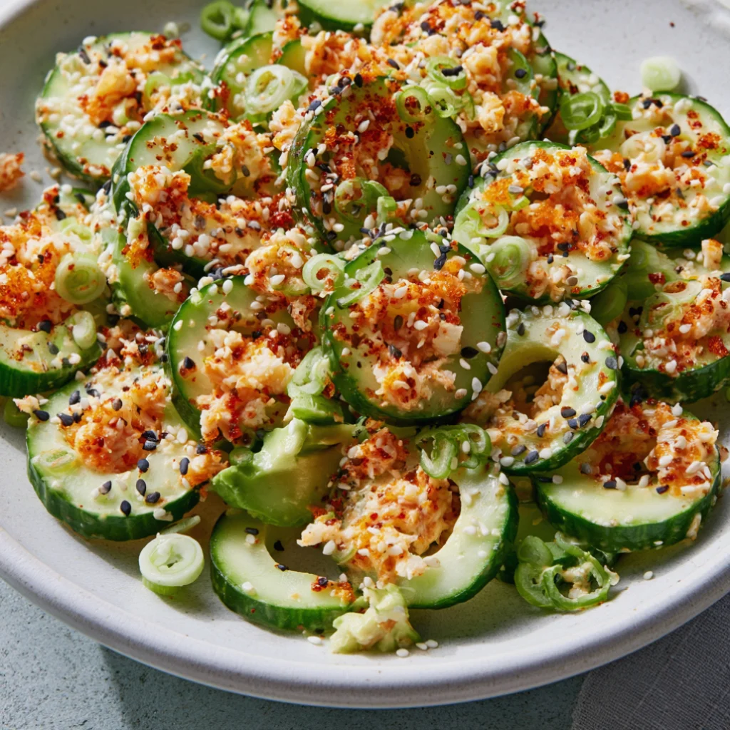 California Roll Cucumber Salad