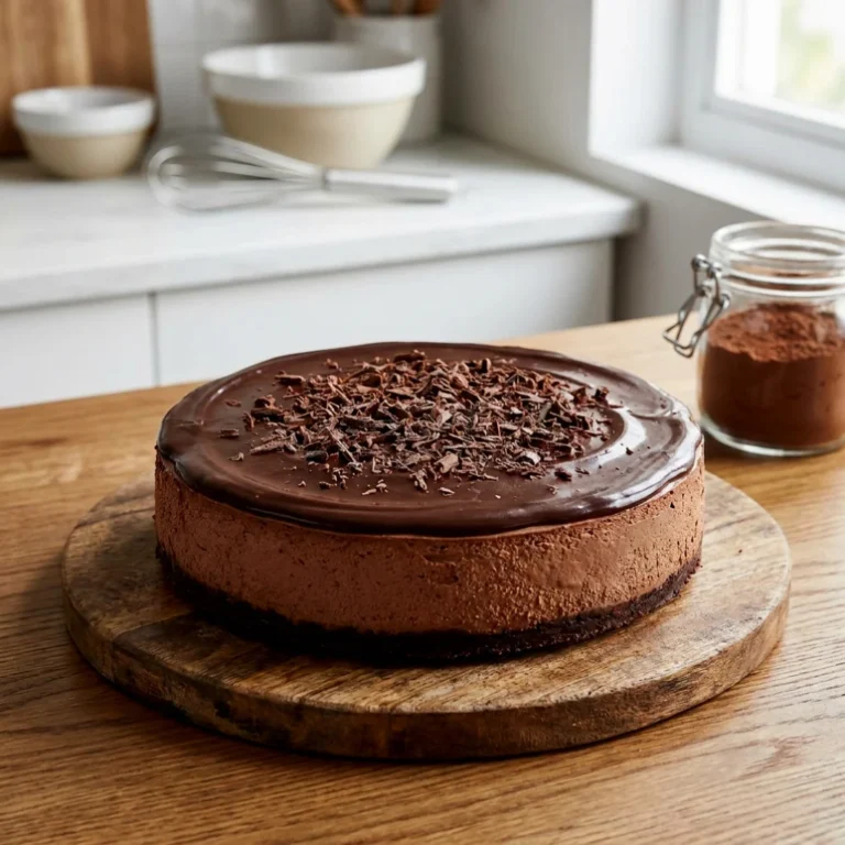 Chocolate No Bake Cheesecake